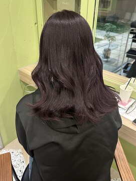 ノー バイ イオエ 西梅田(no. by ioe) ブリーチなしカラー/髪質改善/ミルクティーベージュ/小顔ヘア