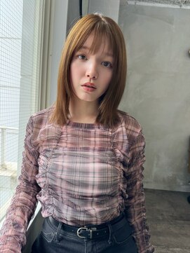 ロア ヘアーコーディネート 四条烏丸店(LoRE hair coordinate) 20代30代40代小顔似合わせカットホワイトグレージュミニウルフ