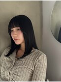 レディース/カット/ストレートパーマ