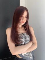 ユーフォリア 新宿通り(Euphoria)&nbsp;ザクザクレイヤー/ハッシュカット/レッドカラー/ブリーチなし