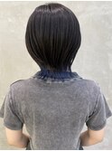 【インナーウルフ】ウルフカット インナーカラー