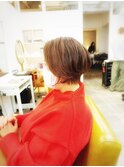 癖毛丸みショート(金子涼)
