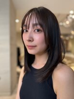 ミズチャーム(Ms.CHARM)&nbsp;レイヤーカット/艶髪/チョコレートカラー