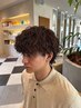 ☆野里指名限定☆カット＋波巻きパーマ￥13280