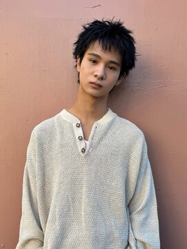 ヒュージ 表参道(huge) シャドウパーマ/フェザーショート/刈り上げないショート