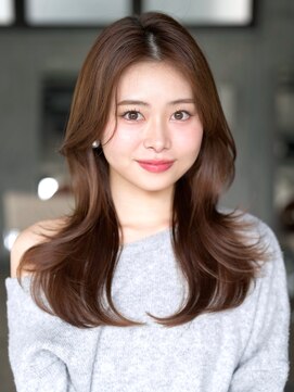 エインアンリー 明治神宮前(AIN.ANLY.) ロングレイヤーカットデザインカラー美髪大人可愛い