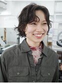 【WAKU】ショート/デザインパーマ/ゆるふわ