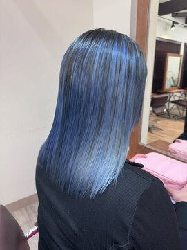 ダスティ 梓川店(Dasty) 【色落ちまで綺麗】髪質改善×ブルーバイオレット