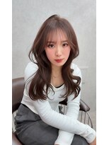 ロンド レア 天神大名店(Lond Le’a)&nbsp;黒髪カタログ/オリーブグレー/ココアベージュ/小顔に見せるヘア