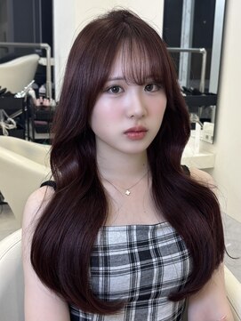 ジーナ 博多(Zina) ローレイヤーカット+艶カラー+トリートメント/TAKATO