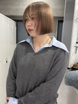 スウィープ(sweep) ハイトーンボブ/ミルクティーベージュ/ケアブリーチ