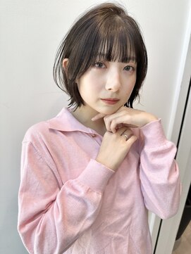 stair : case ginza7【ステアケース】 大人かわいいナチュラル外ハネくびれボブ