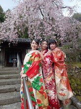 美羽着物館 Nana Kimono Rental 京都伏見稲荷店 着物レンタル/着付け/振袖/着物 京都伏見稲荷/振袖/色打掛/着付け/ヘアセット