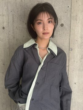 サーリー(SURLY) ショートパーマレイヤーカットフェイスレイヤーボブ切りっぱなし