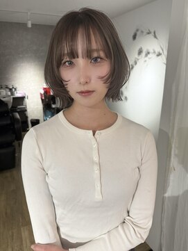 エトワ 中央店(etoi) 大分韓国ヘアタッセルボブミニボブショートボブ切りっぱなし