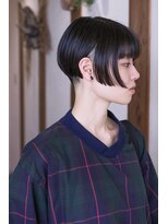 ルーシー ヘアデザインワークス(Lucy Hair Design Works) サロンワーク×刈上げミニボブ