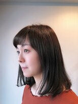 アミューズ(amuse)&nbsp;ワンレンセミロング　ｂｙカットハウス　アン