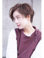 ロジッタ(ROJITHA)&nbsp;【ROJITHA】 くせ毛風ゆるふわショート×フォギーベージュ