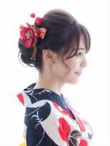 ノブヘアデザイン 杉田店(NOB hairdesign) 〈NOB杉田店〉浴衣に似合う和風シ二オンアレンジ夏