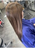 #プルエクステ#プラチナ#42センチ