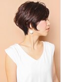 骨格が良く見える大人フレンチショート