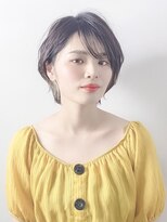 オーブ ヘアー アムール 学芸大学店(AUBE HAIR amour) 【AUBE HAIR】ナチュラルショートウルフ_インナーカラー