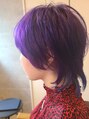 アグ ヘアー ディオ 熊本上通店(Agu hair dio) ウルフカットスーパーヴァイオレット