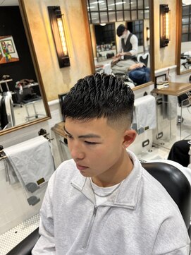 バーバーブロス 吉祥寺店(BARBER BROS) 【LUDLOW BROS.】KurashigeMiyabi 濡れパン クロップヘア