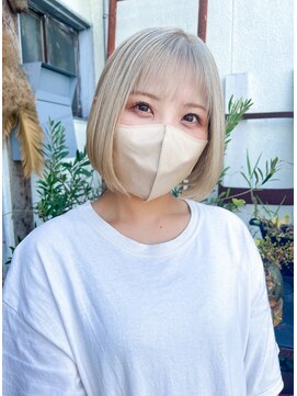 ユイマァル 倉敷店(YUIMARL) サラサラハイトーン×ボブ