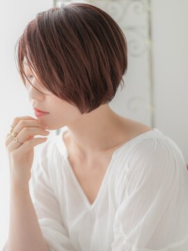 ドクターズ サロン ラブ(Dr's Salon LAB) チェリーブラウン小顔ツヤ髪ミニマムボブf古河20代30代40代