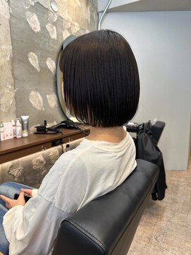 ベンジー 蔵前ii店(benji) ナチュラルボブ×顔まわりレイヤー/蔵前/浅草橋/田原町