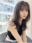 小顔くびれレイヤー【マロングレージュ】