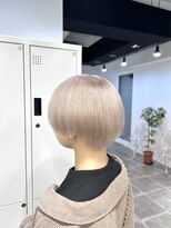 ペレ 栄店(PELE)&nbsp;前髪/アンブレラカラー/こなれミディ/イメチェン/ウェーブパーマ