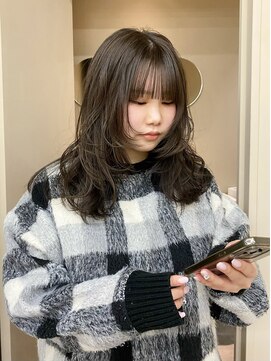 パークレーン アイス イヴェン(park lane ICI yeven) オリーブベージュ/レイヤーカット/