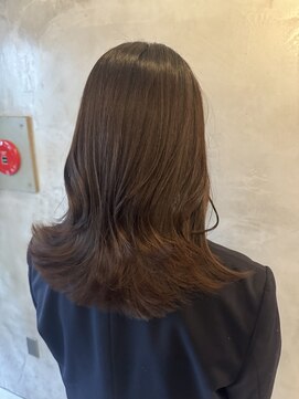 リリアーナ(LILIANA) 韓国ヘア レイヤーカット ミディアムボブ 髪質改善 縮毛矯正