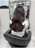 13457黒髪くびれヘア髪質改善レイヤーカット韓国風巻きワンホン