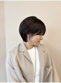 耳掛け丸みショート