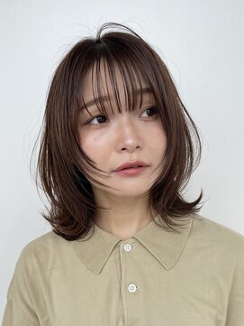 シェル 津山の手店(shel) ◎大人可愛いレイヤーボブ×くびれヘア20代30代小顔