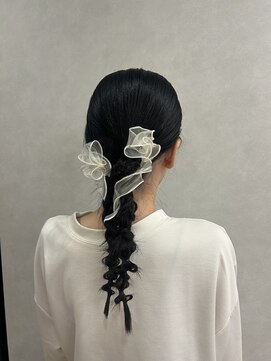 イツキ ヘアーデザイン(ITSUKI hair design) タイトアレンジ/ロープ編み/ヘアアレンジ/大人可愛い
