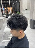 ピンパーマで作るランダムショート
