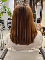 ルッソカナン(Lusso canaan)&nbsp;ベージュブラウンカラーセミロング