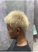 ホワイトブランド×スパイキーショート【中野美容室】