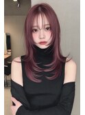 ハッシュレイヤー結べるレイヤーカット顔周りカット
