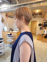 スタンド(STAND) ショート+ミルクティーベージュ