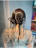【ツインカチモリ】結婚式/銀座/ヘアセット/カチモリ/アレンジ