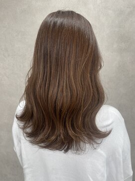 ルノン(LUNON) 黒髪クラゲヘアーオリーブグレー小顔ココアベージュ