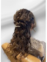 コバルト(Cobalt)&nbsp;ハーフアップヘアセット