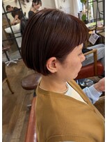 ロウスリー(Lowsly)&nbsp;ミニボブオレンジカーネリアン30代40代50代ショートボブ