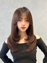 フォト 富山(foto) 20代30代ミディアムレイヤーインナーカラーダブルカラー