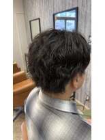スタジオシージェー(Studio CJ) スタイリング3分♪クセ毛風ツーブロック無造作パーマ☆